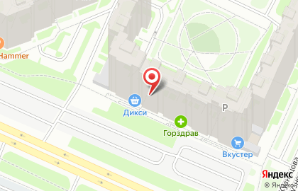 Аптека Горздрав в Санкт-Петербурге на карте