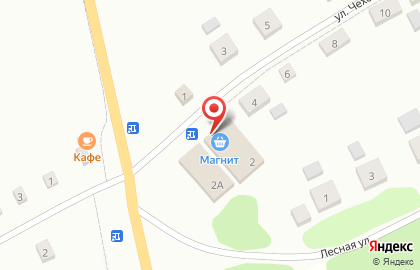 Супермаркет Магнит в Новосибирске на карте