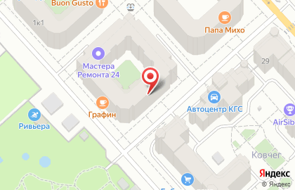 Супермаркет Фасоль в Советском районе на карте