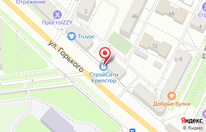 Магазин Крепёж СтройСити на улице Горького на карте