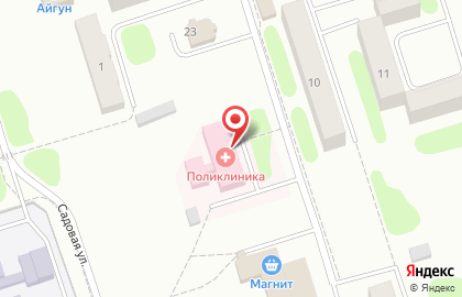 Поликлиника Ивановская больница пос. Ново-Талицы на Школьной улице на карте