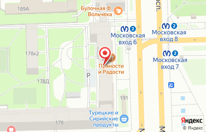 Матрица на Московском проспекте на карте