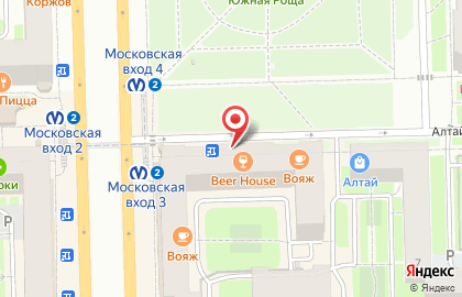 Кафе-пекарня Тили-тесто на Московском проспекте на карте