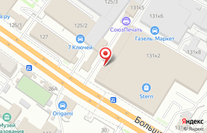 Строительная компания Сиблюкс-центр на Большевистской улице на карте