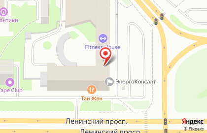 Автошкола Фаворит на Ленинском проспекте на карте