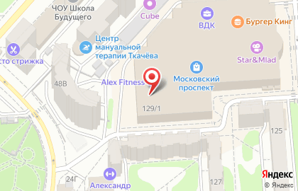 Фитнес-клуб ALEX FITNESS на Московском проспекте на карте