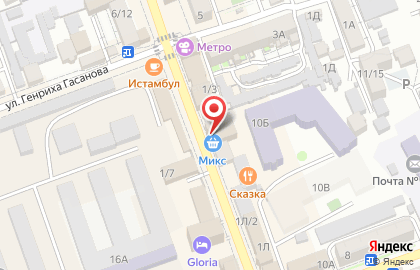 Мини-маркет Микс в Махачкале на карте