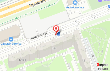 Пул на Школьной улице на карте