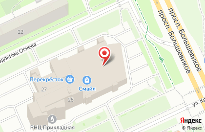 Магазин Графика-М на проспекте Большевиков на карте