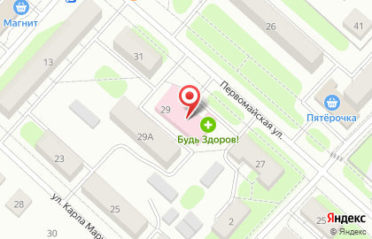 Аптека Будь здоров! в Твери на карте