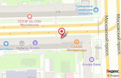 Росбанк на Московском проспекте на карте