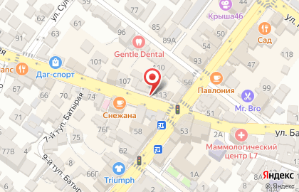 Магазин одежды Ангелочек в Советском районе на карте