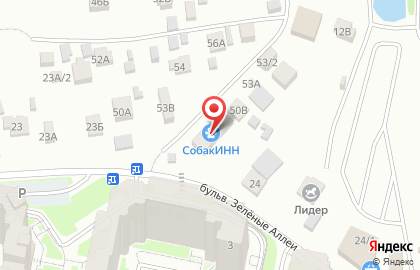 Гостиница для животных Собакин на карте