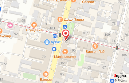 Банк Москвы в Краснодаре на карте