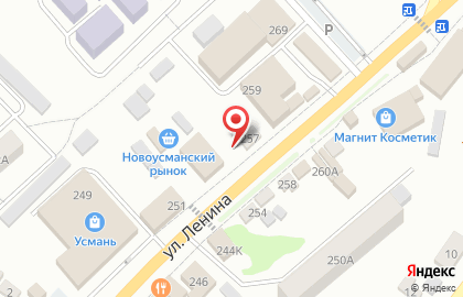Киоск по продаже фруктов и овощей в Воронеже на карте