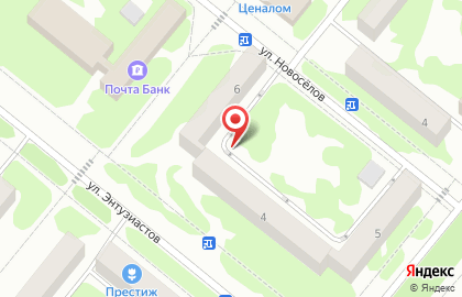 ОКЕЙ на улице Энтузиастов на карте