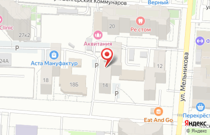 Магнит на площади 1905 года на карте