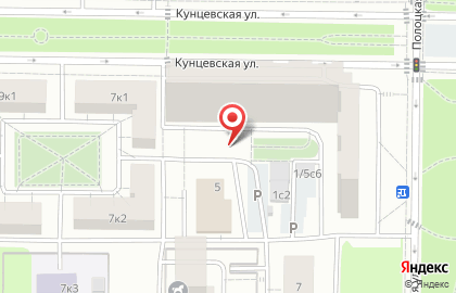 Автомойка на улице Кунцевская на карте