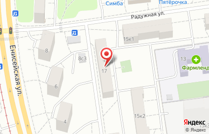 Детский сад Горница-Узорница в Новомосковском районе на карте