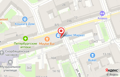 Магазин финских товаров в Санкт-Петербурге на карте
