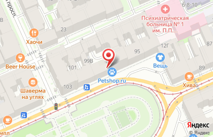 Аптека НеоБазис в Адмиралтейском районе на карте