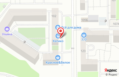 Зоомагазин Катико на улице У.Громовой на карте