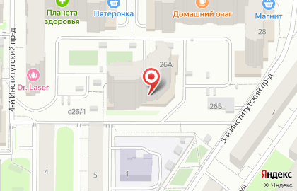 Отделение службы доставки Boxberry на 2-й Институтской улице на карте