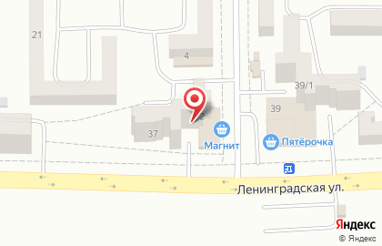 Парикмахерская Шик на улице Ленинградской на карте