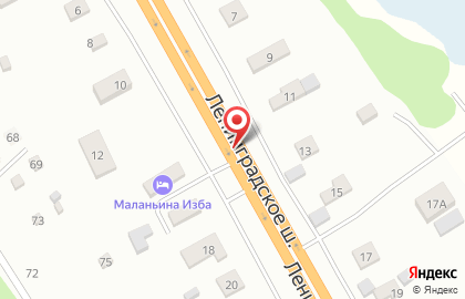 Ларгоф на Ленинградском шоссе на карте