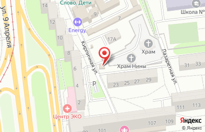 Продуктовый магазин в Калининграде на карте