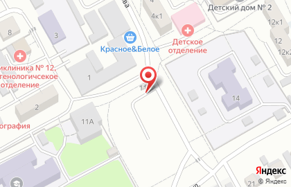 Автостоянка в Барнауле на карте