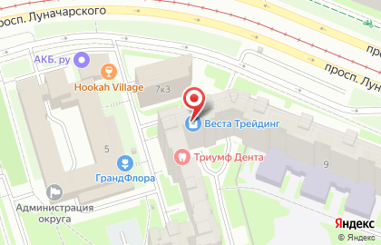 Магазин инженерной сантехники Веста Трейдинг на метро Озерки на карте
