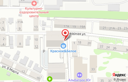 Продуктовый магазин в Калининграде на карте