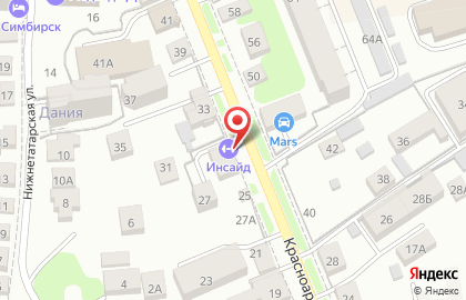 Потребительское общество индивидуальных застройщиков Березовая роща на Красноармейской улице на карте