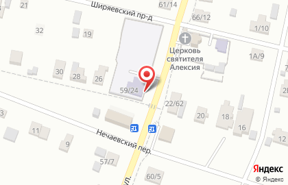 Спортивный комплекс Мещера на Нечаевской улице на карте