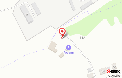 База отдыха Афоня на карте
