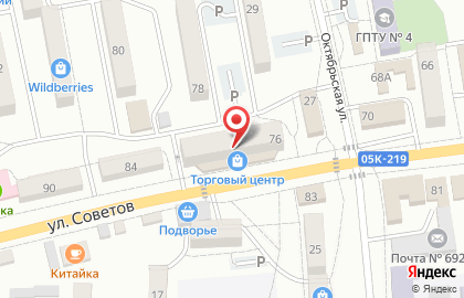 Магазин Бонжур в Покровке на карте