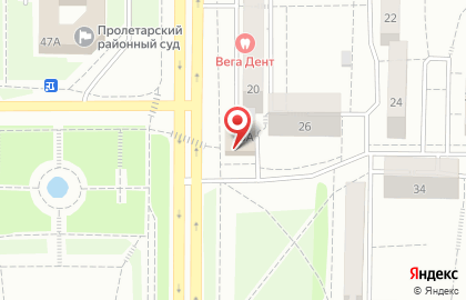 Администрация Пролетарского района на улице Коваленко на карте