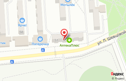 Микрокредитная компания Центрофинанс на улице Шевцовой на карте