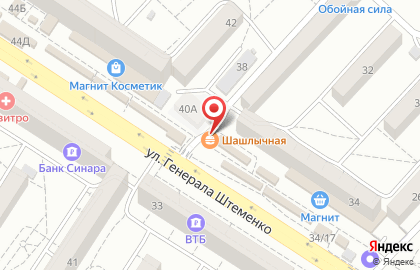 Шашлычная Наш двор в Краснооктябрьском районе на карте