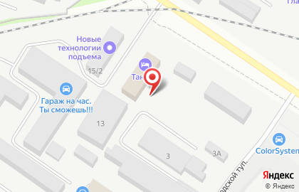Хостел Тандем на Заводской улице на карте