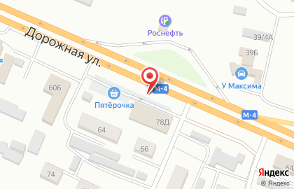 Супермаркет Пятёрочка на Дорожной на карте