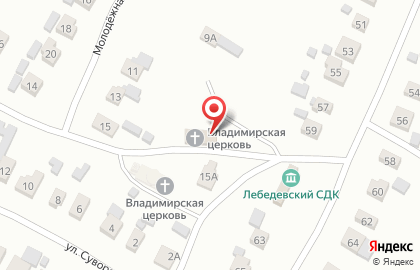 Приход Храма во имя Владимирской иконы Божией Матери на карте