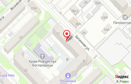 Шинный центр АвтоОбувь на Затинной улице на карте