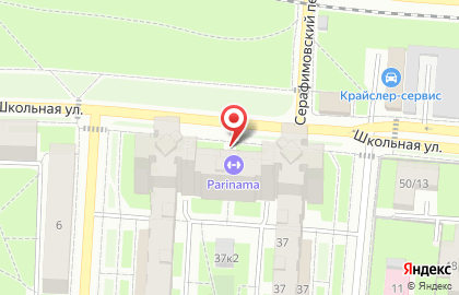 Йога-центр Parinama на Дибуновской улице на карте