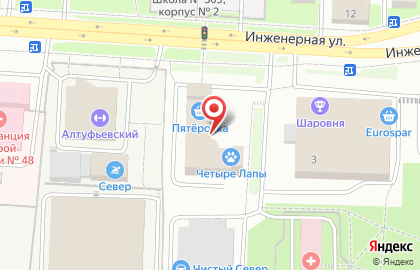 Богатырь на Инженерной улице на карте
