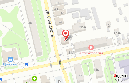 МаксВекъ на улице Свердлова на карте