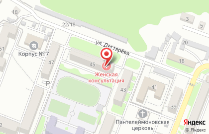 Женская консультация Родильный дом №1 в Тракторозаводском районе на карте