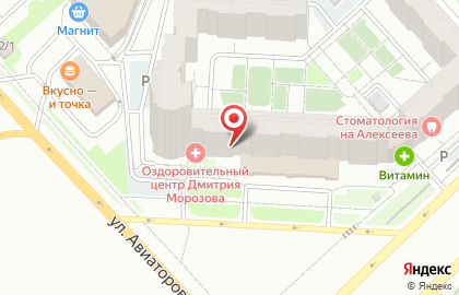 Мини-маркет Наш на улице Алексеева на карте