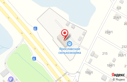 Заволжский лес на карте
